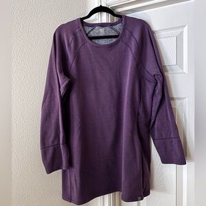 Title Nine Purple Performance Top | Size XL | Athletic Ling Sleeve